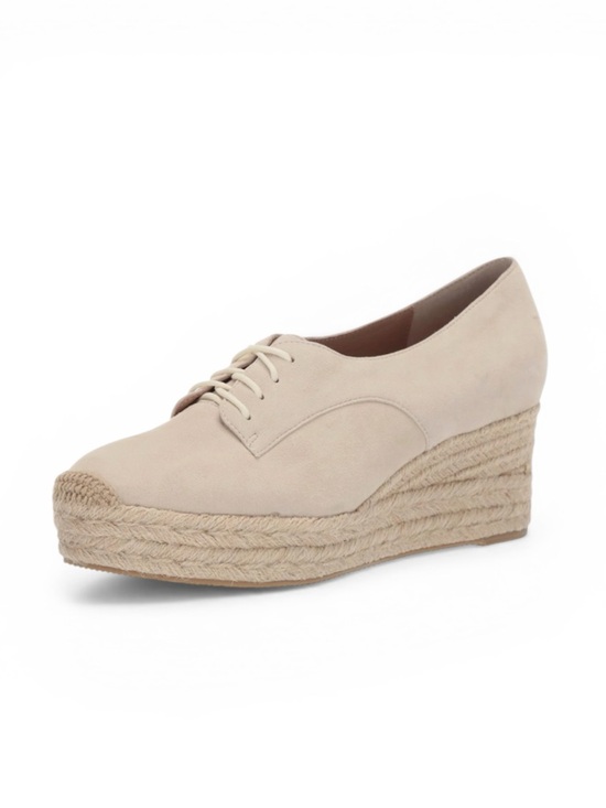 bettye muller Shoes - Anthropologie Bettye Muller Concepts Regina Espadrille Derby Wedge in Cream Sz 8
